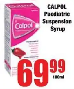 Boxer CALPOL Paediatric Suspension Syrup offer