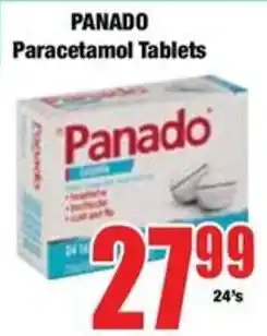 Boxer Panado Paracetamol Tablets offer
