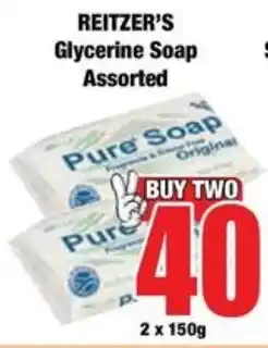 Boxer REITZER'S Glycerine Soap Assorted offer