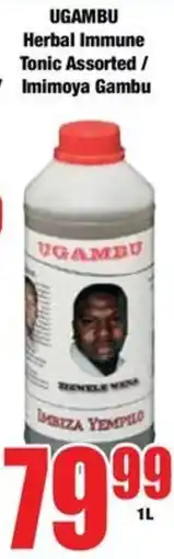 Boxer UGAMBU Herbal Immune Tonic Assorted offer