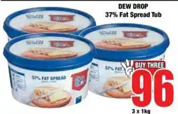 Boxer DEW DROP 37% Fat Spread Tub offer