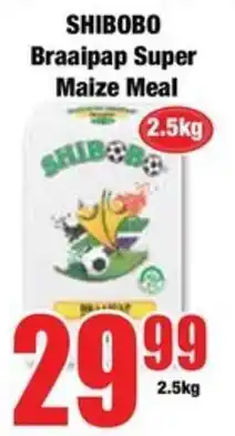 Boxer SHIBOBO Braaipap Super Maize Meal offer