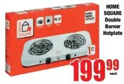 Boxer HOME SQUARE Double Burner Hotplate offer
