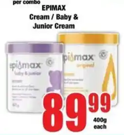 Boxer EPI MAX Cream / Baby & Junior Cream offer