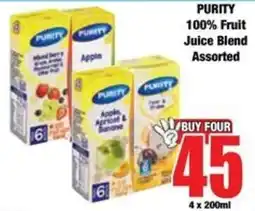 Boxer PURITY 100% Fruit Juice Blend Assorted offer