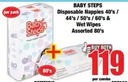 Boxer Baby Steps Disposable Nappies Assorted offer