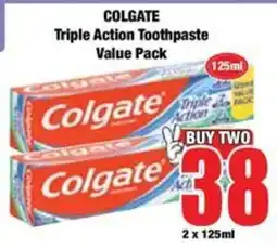 Boxer Colgate Triple Action Toothpaste offer