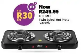 OTTIMO Twin Spiral Hot Plate