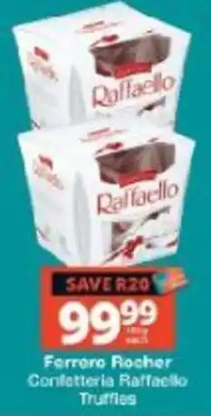 Checkers Ferrero Rocher Confectionery Raffaello Truffles offer