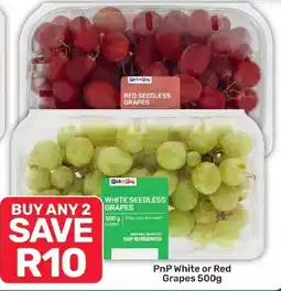 Pick n Pay Liquor PnP White or Red Grapes offer