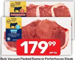 Pick n Pay Liquor Bain's Butchers Rump or Porterhouse Steak offer