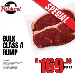Fleisherei Fleisherei Bulk Class A Rump offer