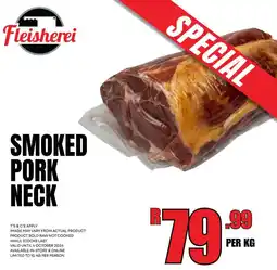 Fleisherei Fleisherei SMOKED PORK NECK offer