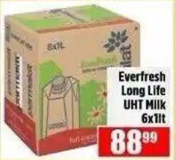 Devland Cash And Carry Everfresh Long Life UHT Milk offer