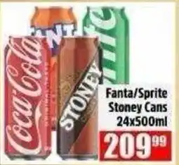 Devland Cash And Carry Fanta/Sprite Stoney Cans offer