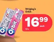 PEP Wrigley's Orbit 10's offer