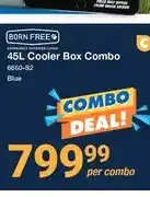 Mica Born Free 45L Cooler Box Combo - Blue offer