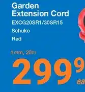 Mica Garden Extension Cord EXCG20SR1 offer