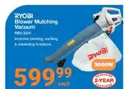Mica Ryobi Blower Mulching Vacuum RBV-3350 3000W offer