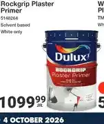 Mica Dulux Rockgrip Plaster Primer 20L offer