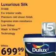 Mica Dulux Luxurious Silk White 5L offer