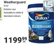 Mica Dulux Weatherguard 20L offer