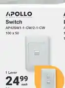 Mica Apollo Switch AP42SW1-1-CW/2-1-CW 1 Lever offer