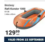 Mica Bestway Raft Kondor 1000 61136 1.46m x 85cm offer