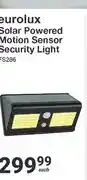 Mica Solar Powered Motion Sensor Security Light FS286 offer