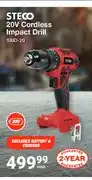 Mica STECO 20V Cordless Impact Drill SXID-20 offer
