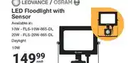Mica Ledvance / Osram LED Floodlight with Sensor 10W FLS-10W-865-DL offer