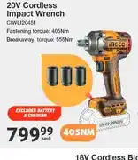Mica INGCO 20V Cordless Impact Wrench CIWLI20451 offer