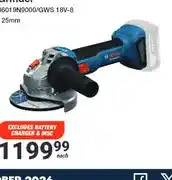 Mica Bosch 18V Cordless Angle Grinder GWS 18V-8 125mm offer