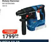 Mica Bosch 18V Cordless Rotary Hammer GBH 18V-18 offer