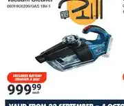 Mica Bosch 18V Cordless Vacuum Cleaner GAS 18V-1 offer