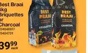 Mica Best Braai 4kg Briquettes or Charcoal V0404697/V0404701 offer