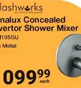 Mica Lunalux Concealed Divertor Shower Mixer LUN105GU Gun Metal offer