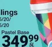 Mica Plascon Walls & Ceilings Pastel Base 5L offer