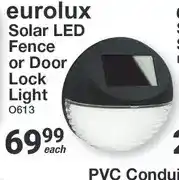 Mica Solar LED Fence or Door Lock Light O613 offer