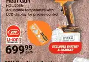 Mica INGCO 20V Cordless Heat Gun HGLI2058 offer