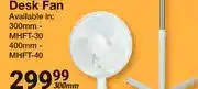 Mica Desk Fan 300mm MHFT-30 offer