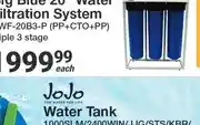 Mica Red Rhino Big Blue 20 Water Filtration System HWF-20B3-P Triple 3 Stage offer