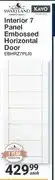 Mica Swartland KAYO Interior 7 Panel Embossed Horizontal Door EBHRZ7PLI0 offer