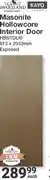 Mica Swartland Masonite Hollowcore Interior Door HBSTDLI0 813 x 2032mm - Exposed offer