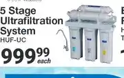 Mica 5 Stage Red Rhino Ultrafiltration System HUF-UC offer