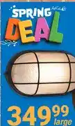 Mica Eurolux Oval Bulkhead Braai Light Large 275mm B301 offer