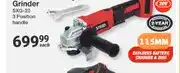 Mica Steco 20V Cordless Angle Grinder SXG-20 3 Position Handle 115mm offer