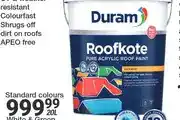 Mica Duram Roofkote Pure Acrylic Roof Paint 20L offer