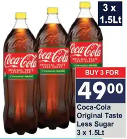 President Hyper Coca-Cola Original Taste Less Sugar offer