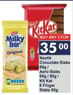 President Hyper Nestlé Chocolate Slabs offer